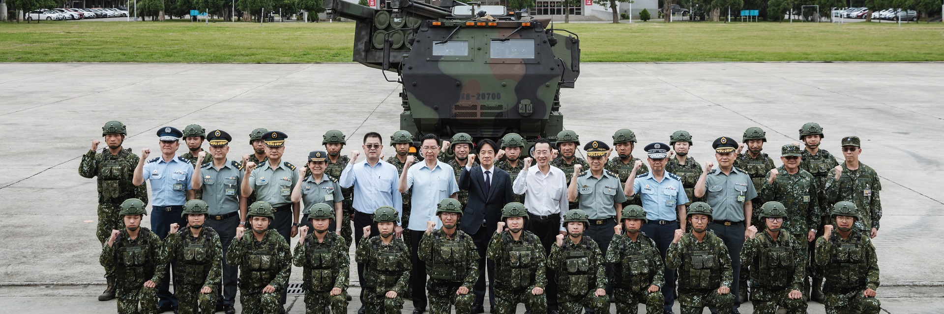 總統勗勉陸軍砲兵第58指揮部　期勉以實力達到真和平